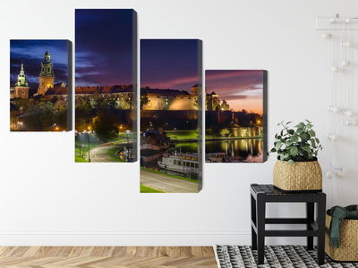 Ljuddämpande tavla - Wawel royal castle at sunrise