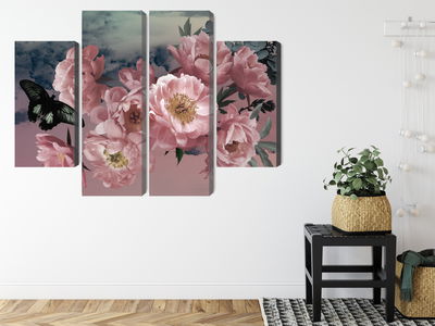 Ljuddämpande tavla - Bouquet of flowers