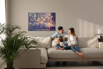 Ljuddämpande tavla - Herbs and spices corner