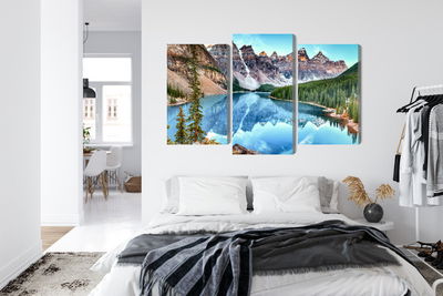Ljuddämpande tavla - Moraine Lake in banff