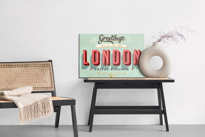 Ljuddämpande tavla - Greetings from London