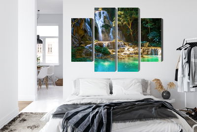 Ljuddämpande tavla - Kuang si waterfall