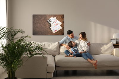 Ljuddämpande tavla - Old playing cards