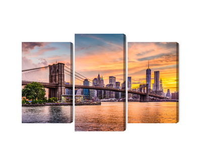 Ljuddämpande tavla - New York city panoramic