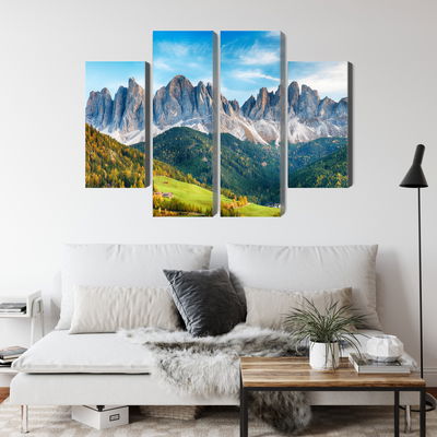 Ljuddämpande tavla - Dolomites mountain range