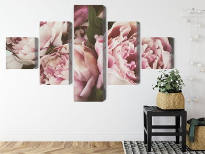 Ljuddämpande tavla - Delicate vintage peony