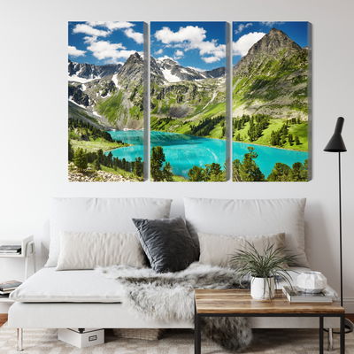 Ljuddämpande tavla - Crystalline lake