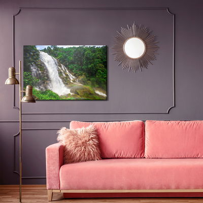 Ljuddämpande tavla - Waterfall in the tropical