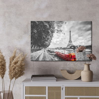 Ljuddämpande tavla - River seine in Paris
