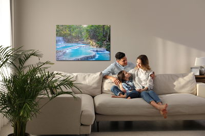 Ljuddämpande tavla - View of the kuang si