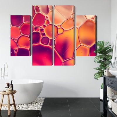 Ljuddämpande tavla - Water drops on a macro scale