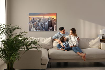 Ljuddämpande tavla - Building of New York