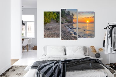 Ljuddämpande tavla - Sunset on the baltic sea