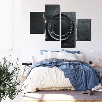 Ljuddämpande tavla - Vintage tableware