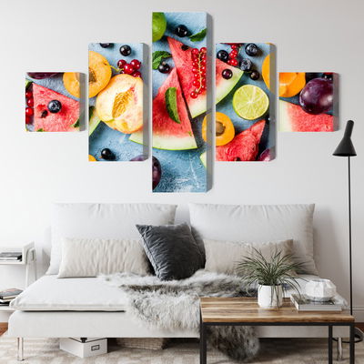 Ljuddämpande tavla - Holiday fruit