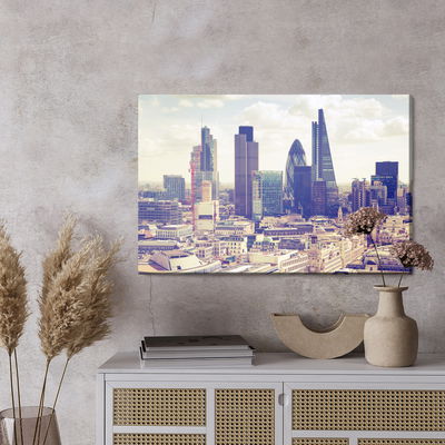 Ljuddämpande tavla - View of a modern London