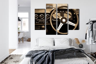 Ljuddämpande tavla - The dashboard of an antique