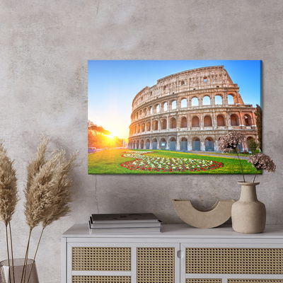 Ljuddämpande tavla - The Colosseum at sunrise 3d