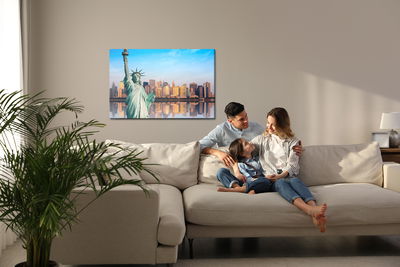 Ljuddämpande tavla - Statue of liberty in New York