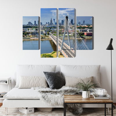 Ljuddämpande tavla - The bridge with the Warsaw