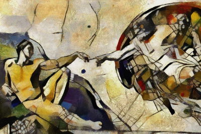 Ljuddämpande tavla - The creation of adam