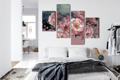 Ljuddämpande tavla - Bouquet of flowers