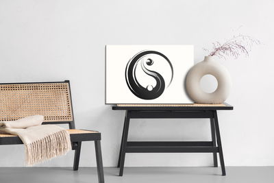 Ljuddämpande tavla - Yin yang symbol