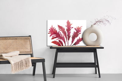 Ljuddämpande tavla - Watercolor leaves