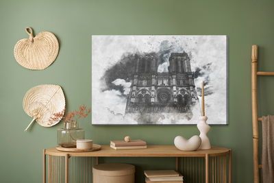 Ljuddämpande tavla - Notre dame cathedral, Paris