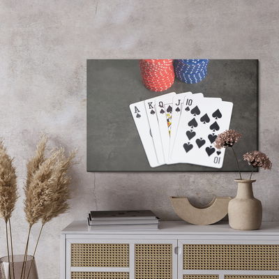 Ljuddämpande tavla - Poker and chips