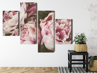 Ljuddämpande tavla - Delicate vintage peony