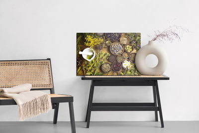 Ljuddämpande tavla - Spices and herbs table