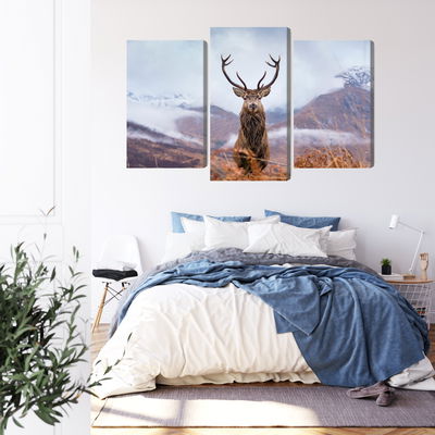 Ljuddämpande tavla - A deer on a background