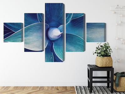 Ljuddämpande tavla - Top view of the plant