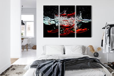 Ljuddämpande tavla - Chili in water