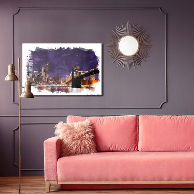 Ljuddämpande tavla - The brooklyn bridge