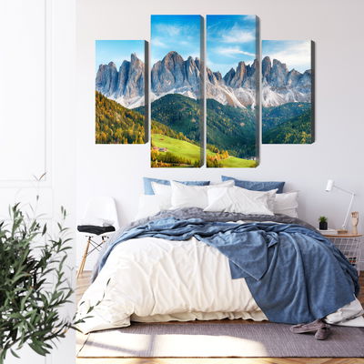 Ljuddämpande tavla - Dolomites mountain range