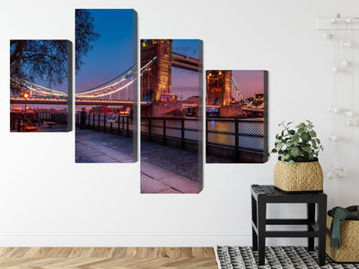 Ljuddämpande tavla - Tower bridge in London