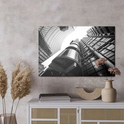 Ljuddämpande tavla - Modern skyscrapers