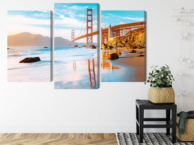 Ljuddämpande tavla - The Golden Gate bridge