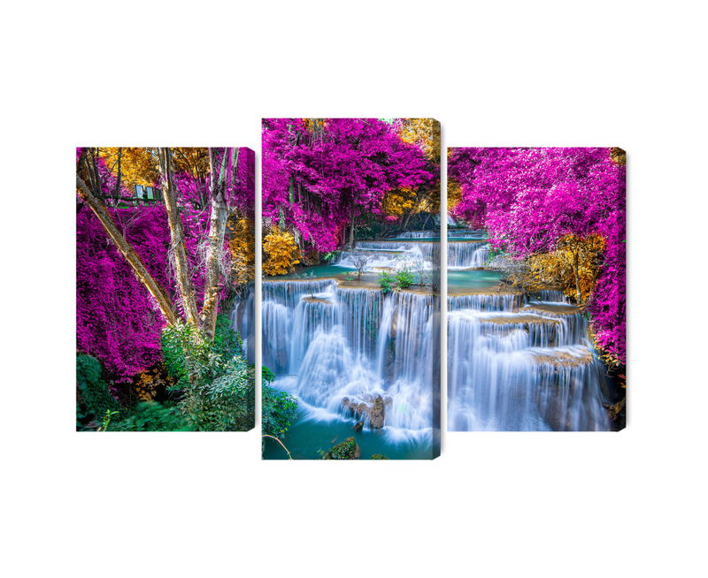 Ljuddämpande tavla - A waterfall in the fall