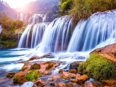 Ljuddämpande tavla - Jiulong waterfall in luoping