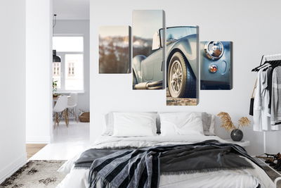 Ljuddämpande tavla - Classic retro car