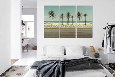 Ljuddämpande tavla - Palm trees on the ipanema