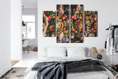 Ljuddämpande tavla - The table was set abundantly