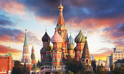 Ljuddämpande tavla - Moscow view of the red