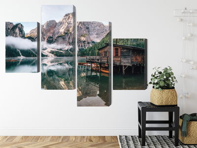 Ljuddämpande tavla - A cottage on the italian