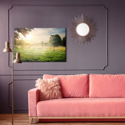 Ljuddämpande tavla - A forest clearing