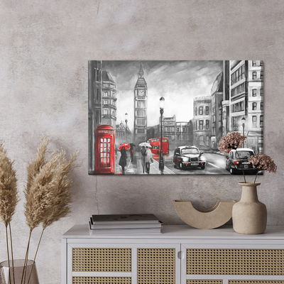 Ljuddämpande tavla - Rainy day in London