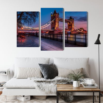 Ljuddämpande tavla - Tower bridge in London